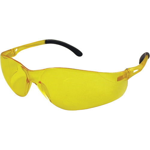 Lunettes de s&eacute;curit&eacute; Sen-Tec, Lentille Ambr&eacute;e, Anti-&eacute;gratignures, R&eacute;pond ou surpasse la norme CSA Z94.3 Superchem Industries