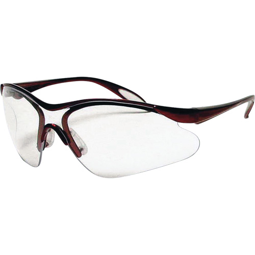 Lunettes de s&eacute;curit&eacute; Miranda, Lentille Transparent, Anti-&eacute;gratignures, R&eacute;pond ou surpasse la norme CSA Z94.3 Superchem Industries