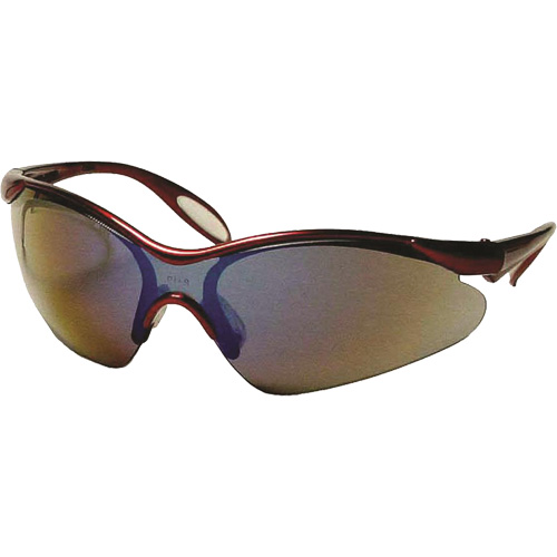 Miranda Safety Glasses, Blue Mirror Lens, Anti-Scratch, Meets/Exceeds CSA Z94.3 Superchem Industries