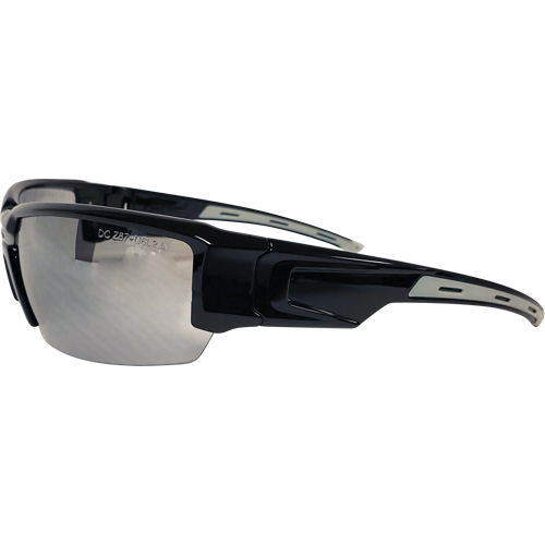 Lunettes de s&eacute;curit&eacute; Hartley, Lentille Miroir fum&eacute;, R&eacute;pond ou surpasse la norme CSA Z94.3 Superchem Industries
