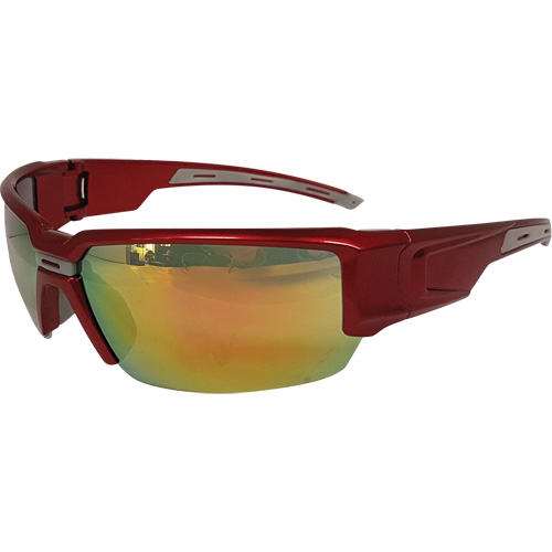 Hartley Safety Glasses, Red Lens, Meets/Exceeds CSA Z94.3 Superchem Industries