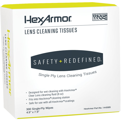 Lens Cleaning Tissues, 4.9" x 7.9", 300 /Pkg. Superchem Industries