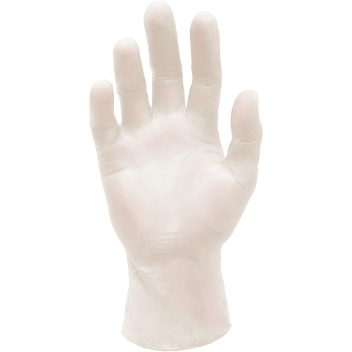Synthetic Stretch Medical Examination Gloves, Large, Vinyl, 5-mil, Powder-Free, White, Class 2 Superchem Industries