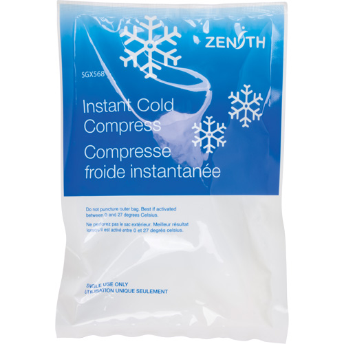 Instant Compress, Cold, Single Use, 6" x 9" Superchem Industries