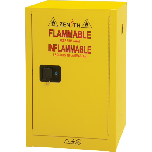 Armoire de rangement pour a&eacute;rosols inflammables, 12 gal., 1 Porte(s), 23" La x 35" h x 18" p Superchem Industries