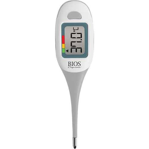 Thermom&egrave;tre &agrave; grand afficheur avec indicateur luminescent de fi&egrave;vre, Num&eacute;rique Superchem Industries