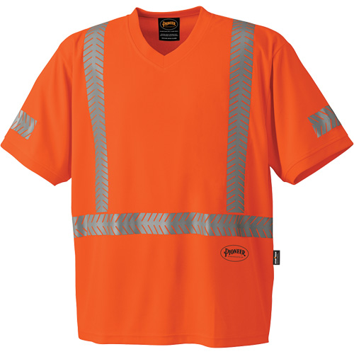 6900 T-shirt de protection contre les rayons UV CoolPass, 3T-Grand, Orange haute visibilit&eacute; Superchem Industries