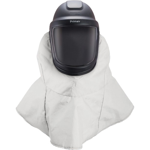 Casque de protection avec bavette longue jetable Primair s&eacute;rie 900, Standard, Casque rigide, Bavette Simple Superchem Industries