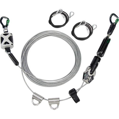 Temporary Horizontal Lifeline, Galvanized Cable Superchem Industries