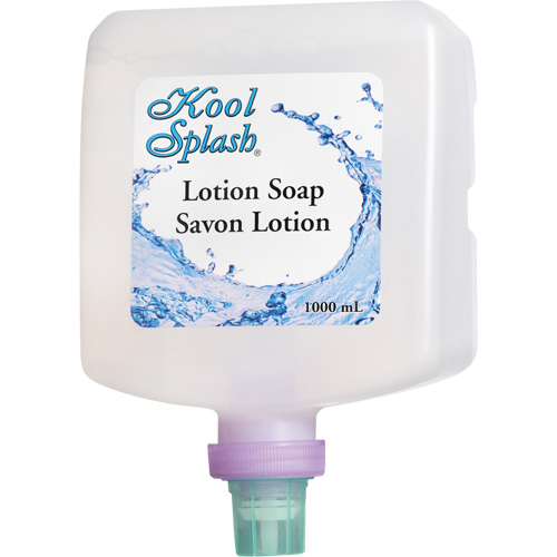 Savon moussant Clearly Lotion Kool Splash, Cr&egrave;me, 1000 ml, Sans parfum Superchem Industries