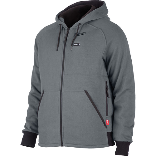 M12 Heated Hoodie Kit, Men's, 2X-Large, Grey, Polyester Superchem Industries