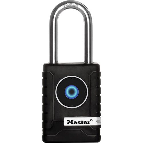 Outdoor Bluetooth&reg; Padlock, Thermoplastic, 2-7/32" Width, Battery Included Superchem Industries