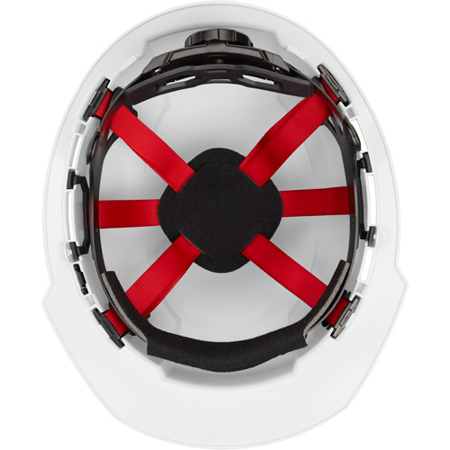 Front Brim Hardhat, Meets CSA Type 1, Ratchet Suspension, Non-Vented Superchem Industries