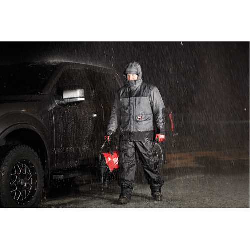 Blouson imperm&eacute;able Hydrobreak, Hommes, 3T-Grand, Gris Superchem Industries