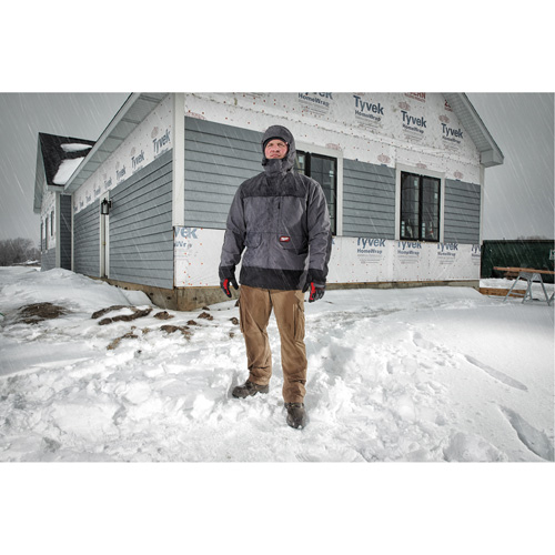 Blouson imperm&eacute;able Hydrobreak, Hommes, 3T-Grand, Gris Superchem Industries