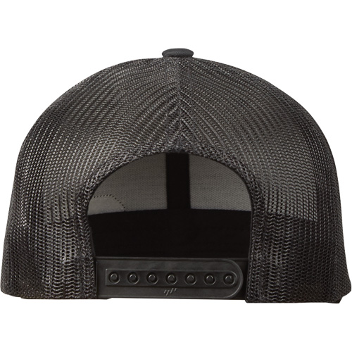 GridIron Snapback Trucker Hat, Black, Cotton/Nylon/Polyester Superchem Industries