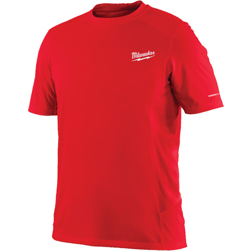 Workskin Short Sleeve Shirt, Men's, Small, Red Superchem Industries