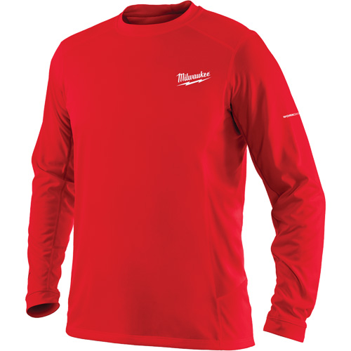 Workskin Long Sleeve Shirt, Men's, Small, Red Superchem Industries