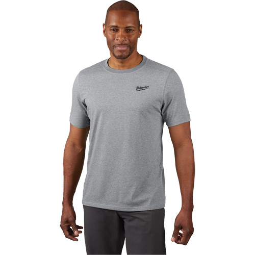 T-shirt de travail hybride, Hommes, Petit, Gris Superchem Industries