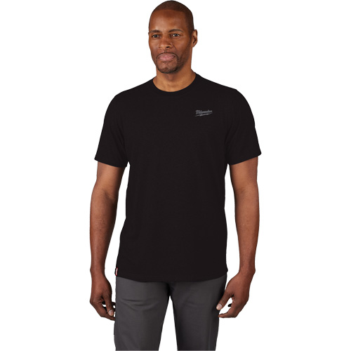 Hybrid Work Tee Shirt, Men's, Small, Black Superchem Industries