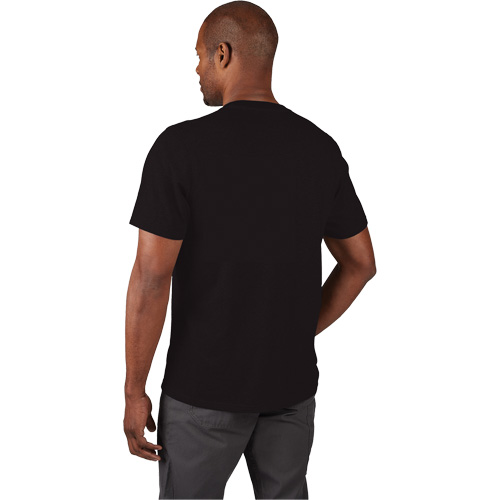 Hybrid Work Tee Shirt, Men's, Small, Black Superchem Industries