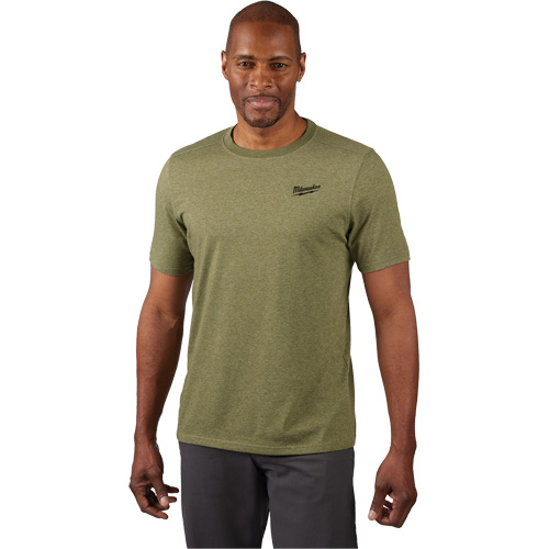T-shirt de travail hybride, Hommes, Petit, Vert Superchem Industries