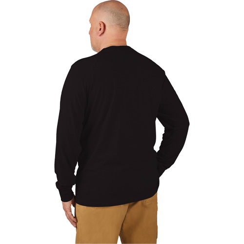 Hybrid Work Tee Shirt, Men's, Small, Black Superchem Industries