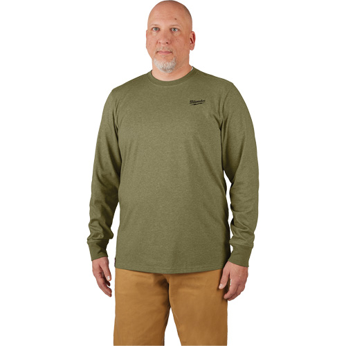 Hybrid Work Tee Shirt, Men's, Small, Green Superchem Industries