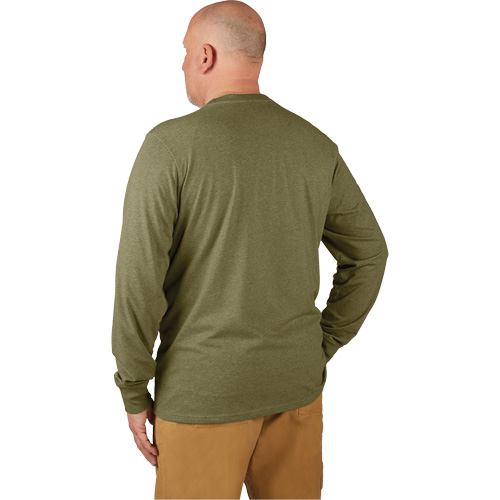 Hybrid Work Tee Shirt, Men's, Small, Green Superchem Industries