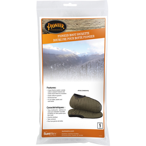 P305 Doublures de bottes, Unisexe, 36, Vert, Coton Superchem Industries