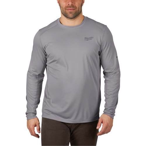 Workskin Lightweight Shirt, Men's, Small, Grey Superchem Industries