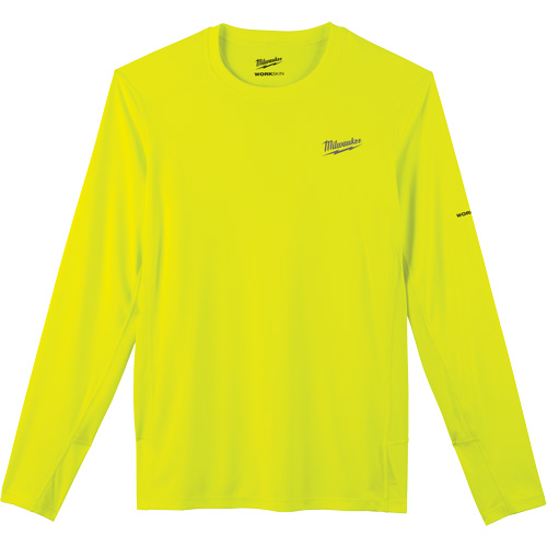 Chandail l&eacute;ger &agrave; haute visibilit&eacute; Workskin, Hommes, Petit, Jaune Superchem Industries