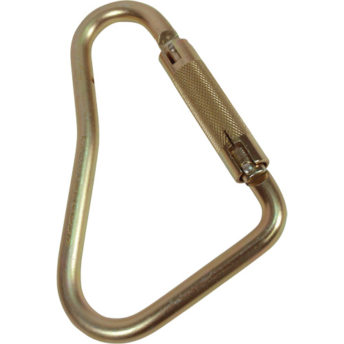 Offset D-Shaped Carabiner, Steel, 5000 lbs Capacity Superchem Industries