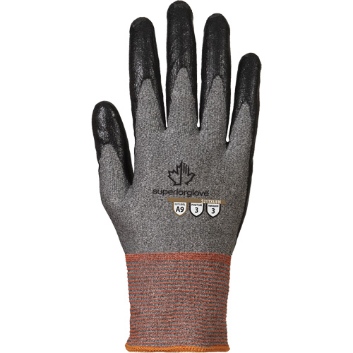 Gants enduits, Taille 5, Calibre 21, Rev&ecirc;tement Nitrile, Enveloppe en TenActiv, ASTM ANSI niveau A9 Superchem Industries