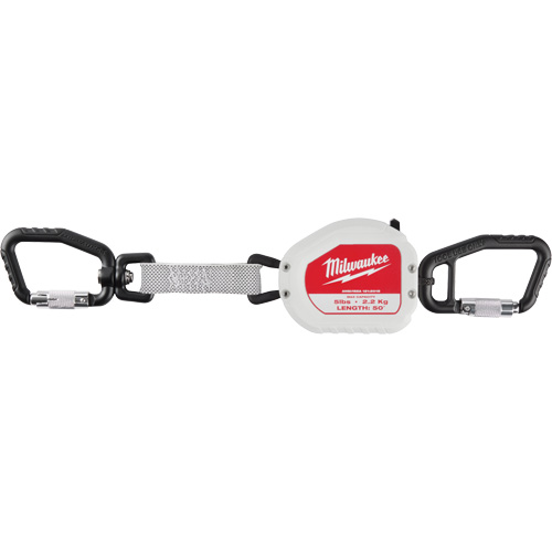 Quick-Connect Tool Lanyard, Retractable, Dual Carabiner Superchem Industries