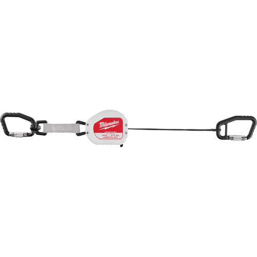 Quick-Connect Tool Lanyard, Retractable, Dual Carabiner Superchem Industries