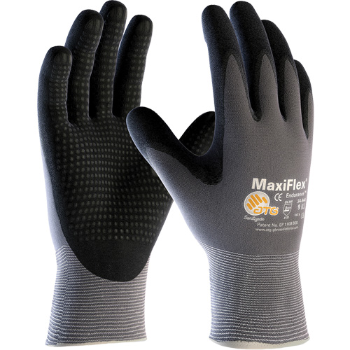 ATG MaxiFlex&reg; Endurance Touchscreen Compatible Gloves, X-Small, Nitrile Coating, 15 Gauge, Nylon/Lycra&reg; Shell Superchem Industries