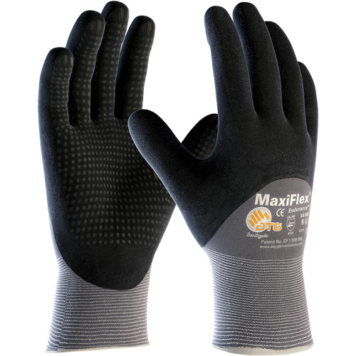 ATG MaxiFlex&reg; Endurance Touchscreen Compatible Gloves, X-Large, Nitrile Coating, 15 Gauge, Nylon Shell Superchem Industries