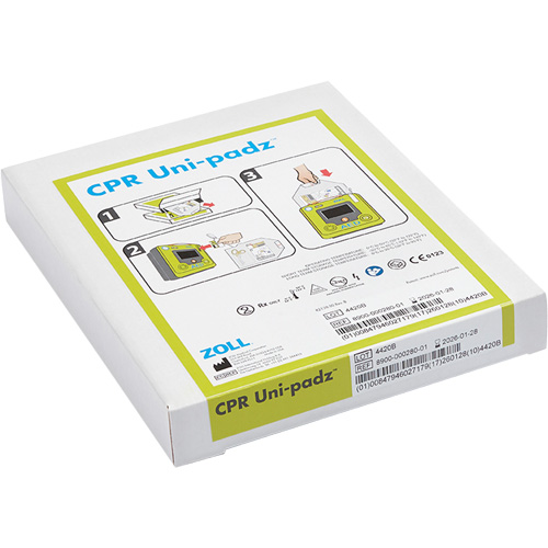 CPR Uni-Padz Adult & Pediatric Electrodes, Zoll AED 3 For, Class 4 Superchem Industries