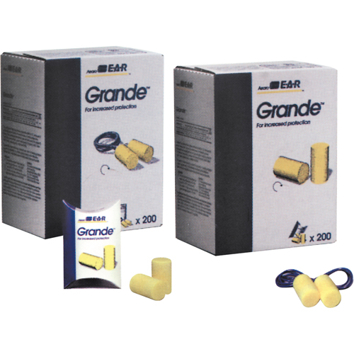 Bouchons d'oreilles Classic E-A-R, Paire - ensemble coussins, Grand Superchem Industries