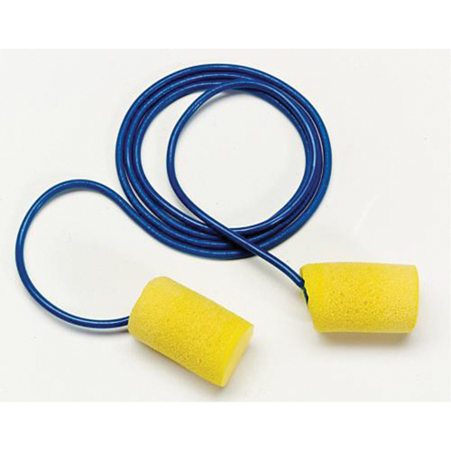 Bouchons d'oreilles classiques E-A-R, Vrac - Sac en poly, Petit, Avec cordon Superchem Industries