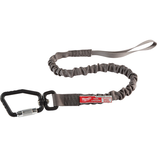 Locking Tool Lanyard, Bungee, Carabiner/Loop Superchem Industries
