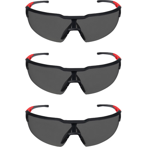 Safety Glasses, Smoke Lens, Anti-Scratch, ANSI Z87+/Meets/Exceeds CSA Z94.3 Superchem Industries