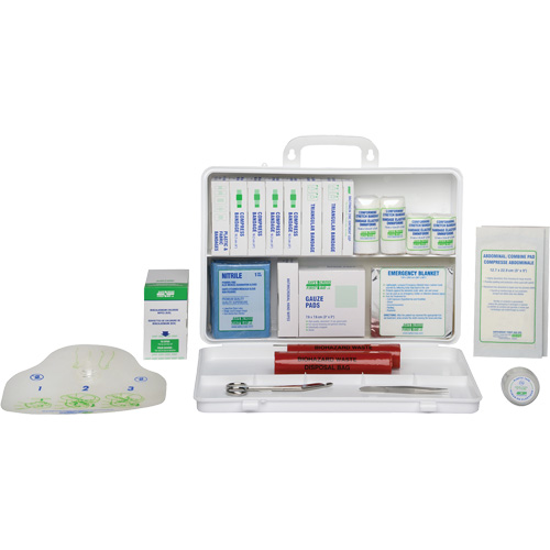 Basic First Aid Kit, Meets CSA Z1220-17 Type 2 Low-Risk Environment, Medium (26-50 Workers) Superchem Industries