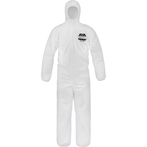 Safegard GP Coveralls, Medium, White, SMMS Superchem Industries