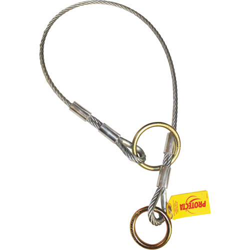 Cable Dual-Ring Adaptor, Tie-Off, Temporary Use Superchem Industries