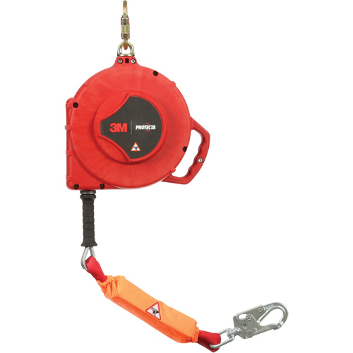 Cordage de s&eacute;curit&eacute; autor&eacute;tractable Rebel, 50', Acier galvanis&eacute;, Pivotant Superchem Industries