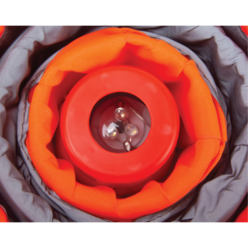 C&ocirc;ne de signalisation repliable, 18" h, Orange Superchem Industries