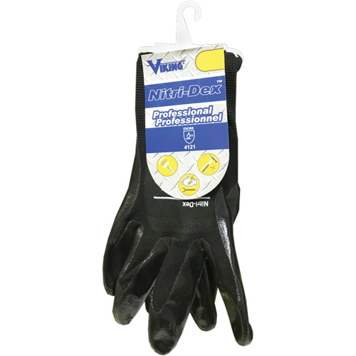 Nitri-Dex Work Gloves, Size 7, Nitrile Coated, Polyester Shell, EN 388 Level 1 Superchem Industries