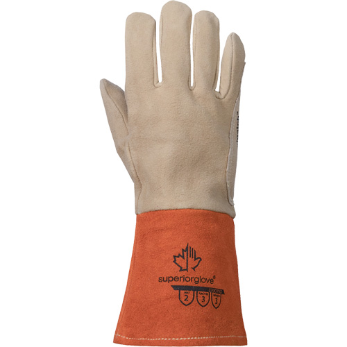 Gants de soudage TIG, Cuir fleur de daim, Taille Moyen Superchem Industries